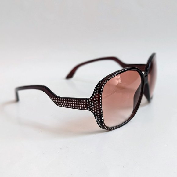 NWT Vintage 90's Large Acetate Lady Fashion Sunglasses (S.Tortoise) - Picture 5 of 7